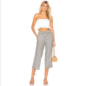 Sanctuary Sasha Stripe Crop Pant Tiki Stripe Sz 28